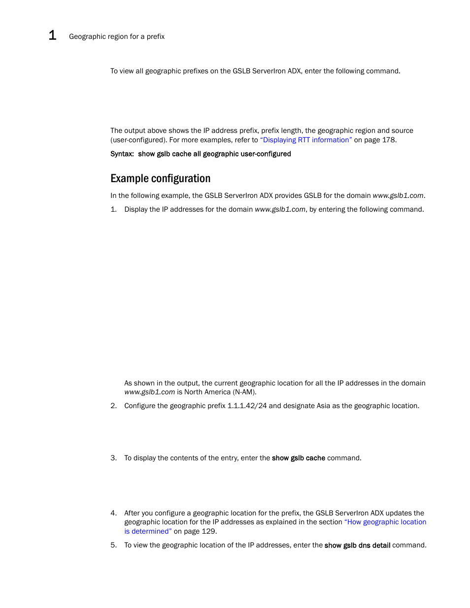 Example configuration | Brocade Communications Systems ServerIron ADX 12.4.00 User Manual | Page 144 / 267