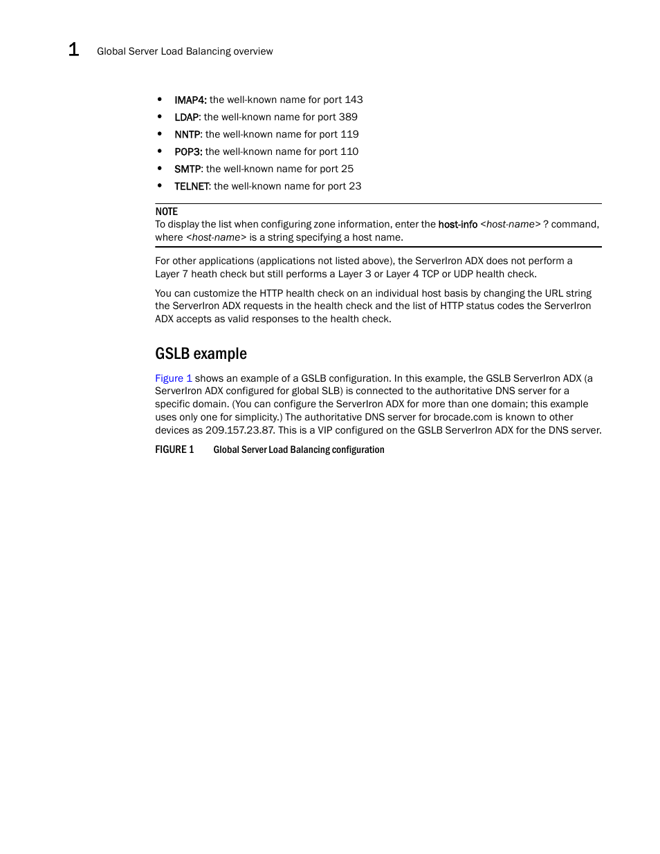 Gslb example | Brocade Communications Systems ServerIron ADX 12.4.00 User Manual | Page 16 / 267