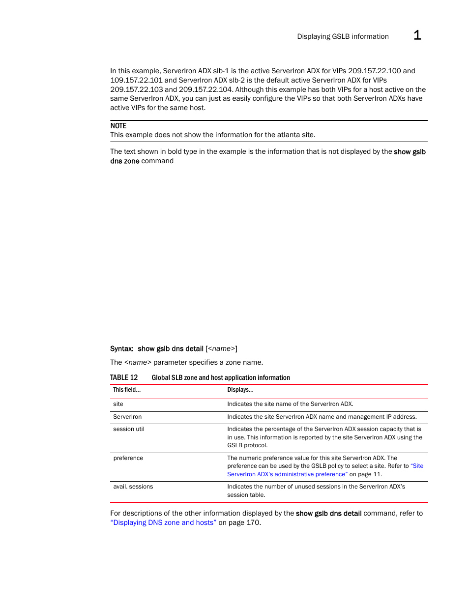 Brocade Communications Systems ServerIron ADX 12.4.00 User Manual | Page 185 / 267