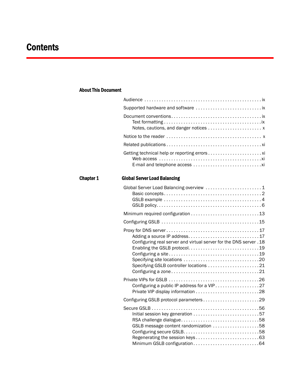 Brocade Communications Systems ServerIron ADX 12.4.00 User Manual | Page 3 / 267