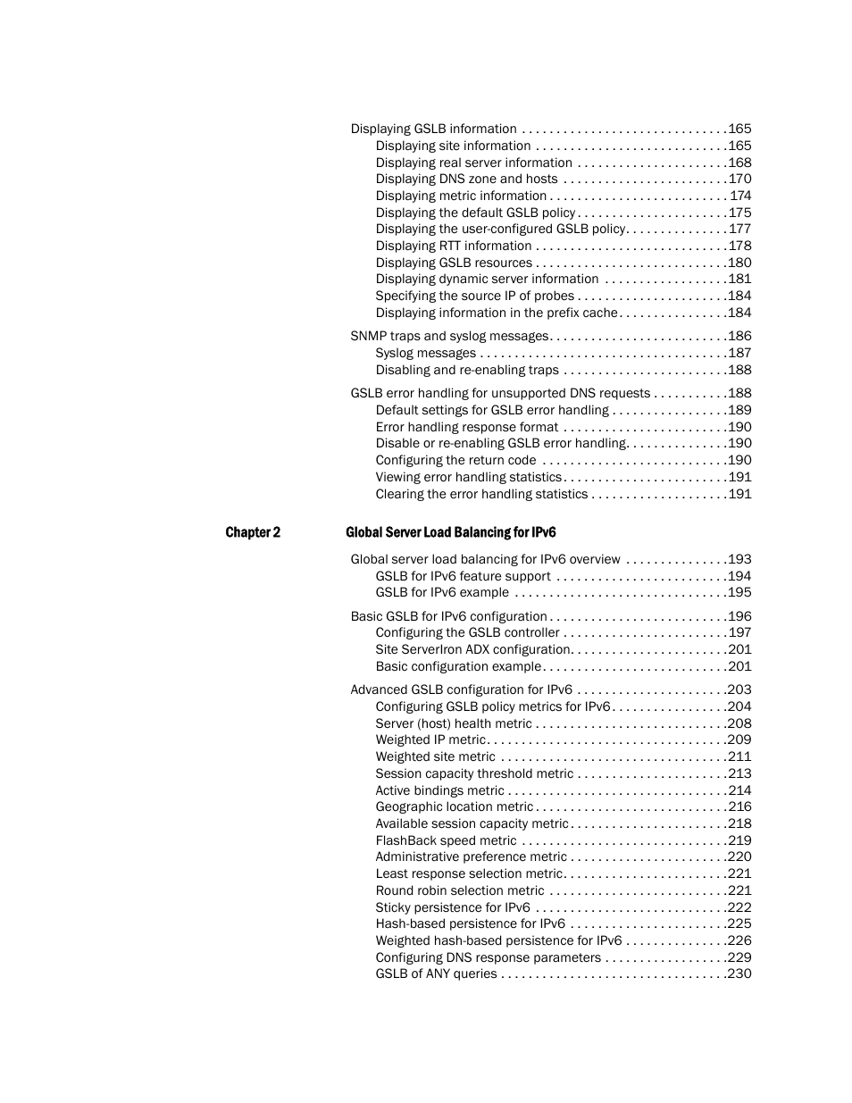 Brocade Communications Systems ServerIron ADX 12.4.00 User Manual | Page 6 / 267