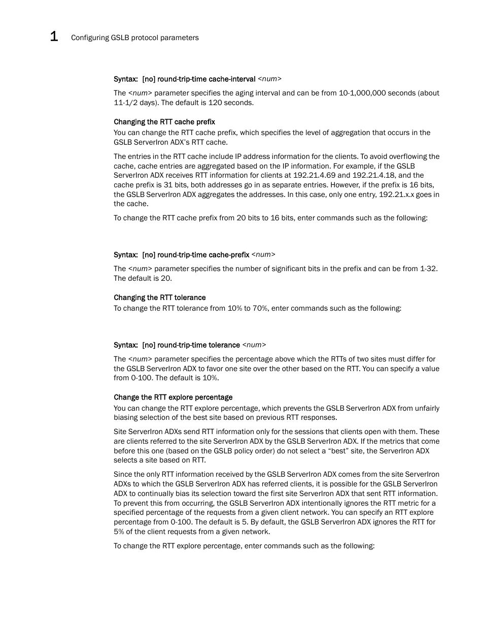 Brocade Communications Systems ServerIron ADX 12.4.00 User Manual | Page 66 / 267