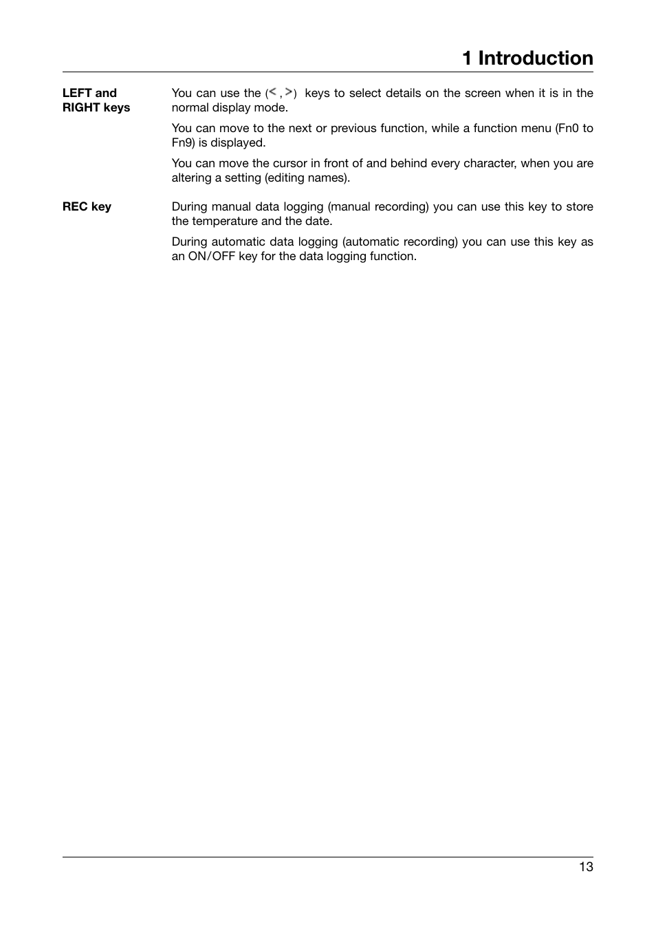 1 introduction | JUMO 702540 TDA-300 / TDA-3000 - Handheld thermometer Operating Manual User Manual | Page 13 / 68