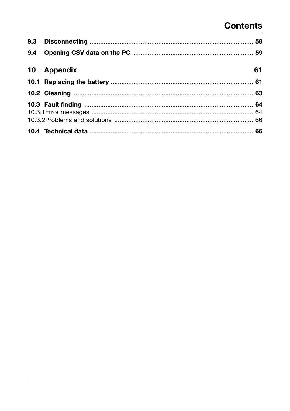 JUMO 702540 TDA-300 / TDA-3000 - Handheld thermometer Operating Manual User Manual | Page 5 / 68