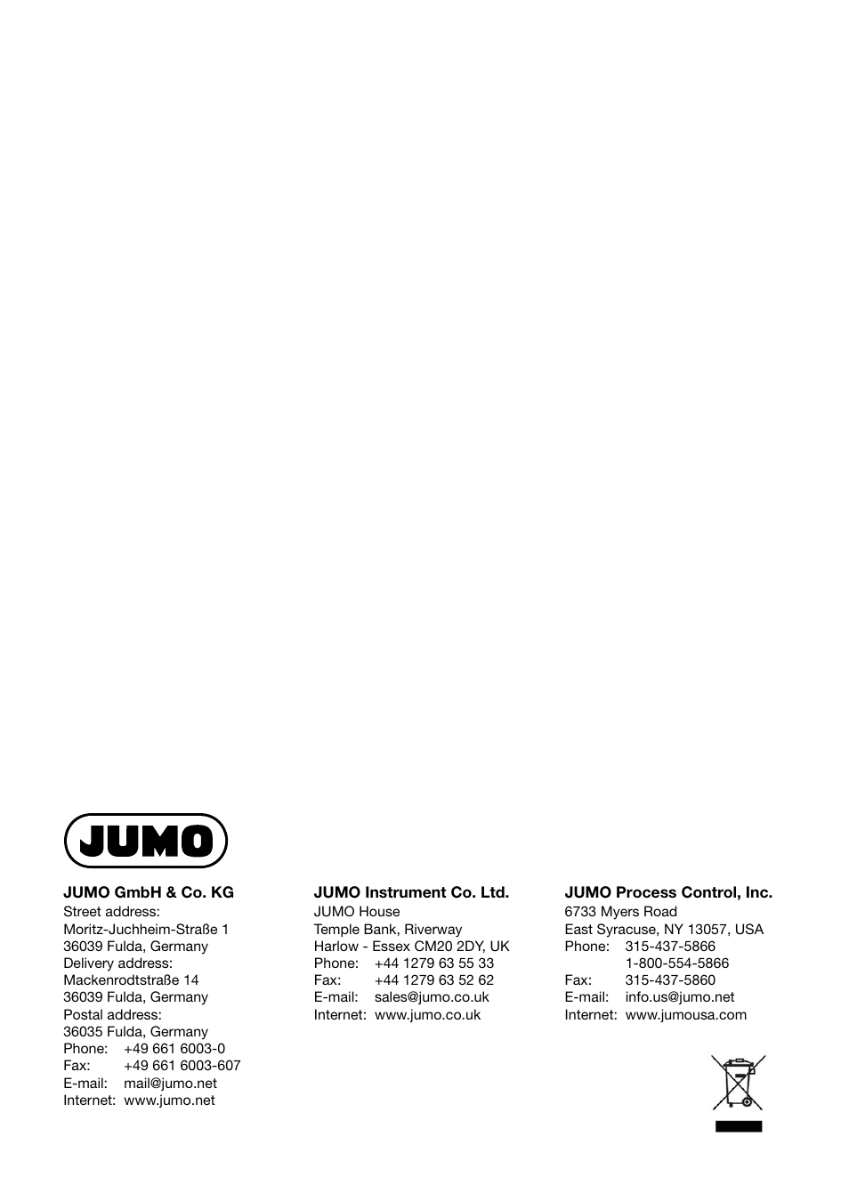 JUMO 702540 TDA-300 / TDA-3000 - Handheld thermometer Operating Manual User Manual | Page 68 / 68