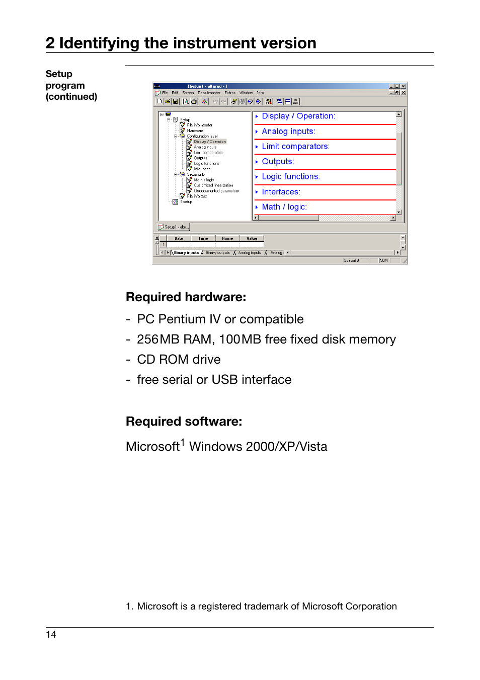 2 identifying the instrument version | JUMO 701550 di 308 - Digital Indicator Operating Manual User Manual | Page 14 / 76