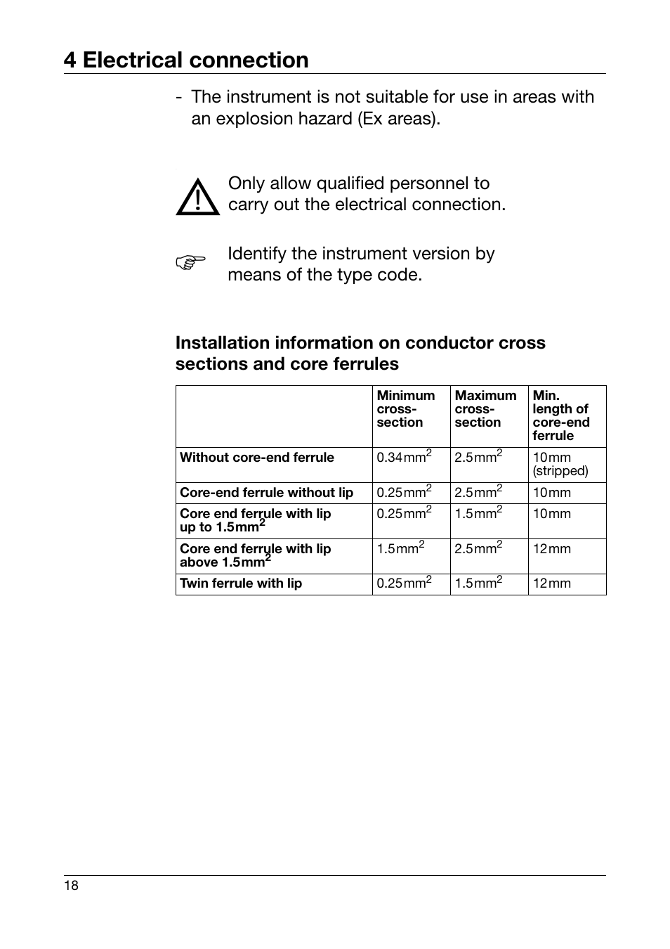 4 electrical connection | JUMO 701550 di 308 - Digital Indicator Operating Manual User Manual | Page 18 / 76