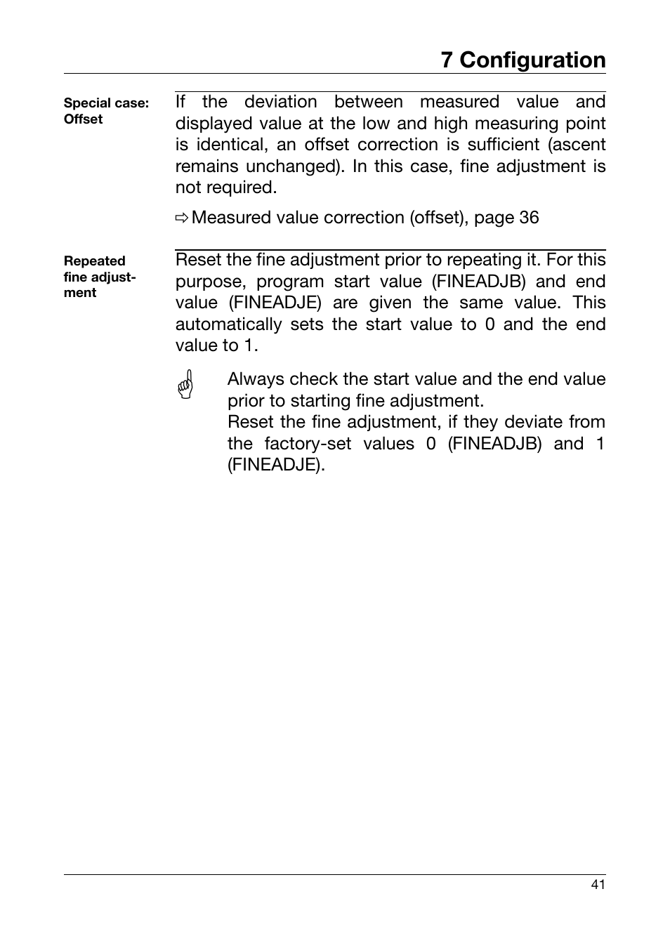 7 configuration | JUMO 701550 di 308 - Digital Indicator Operating Manual User Manual | Page 41 / 76