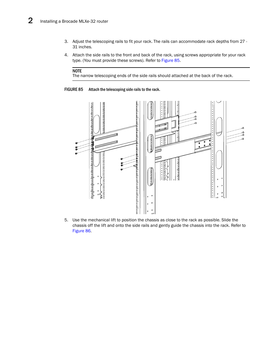 Brocade Communications Systems Brocade MLX Series and Brocade Netlron XMR 53-1002373-02 User Manual | Page 138 / 452