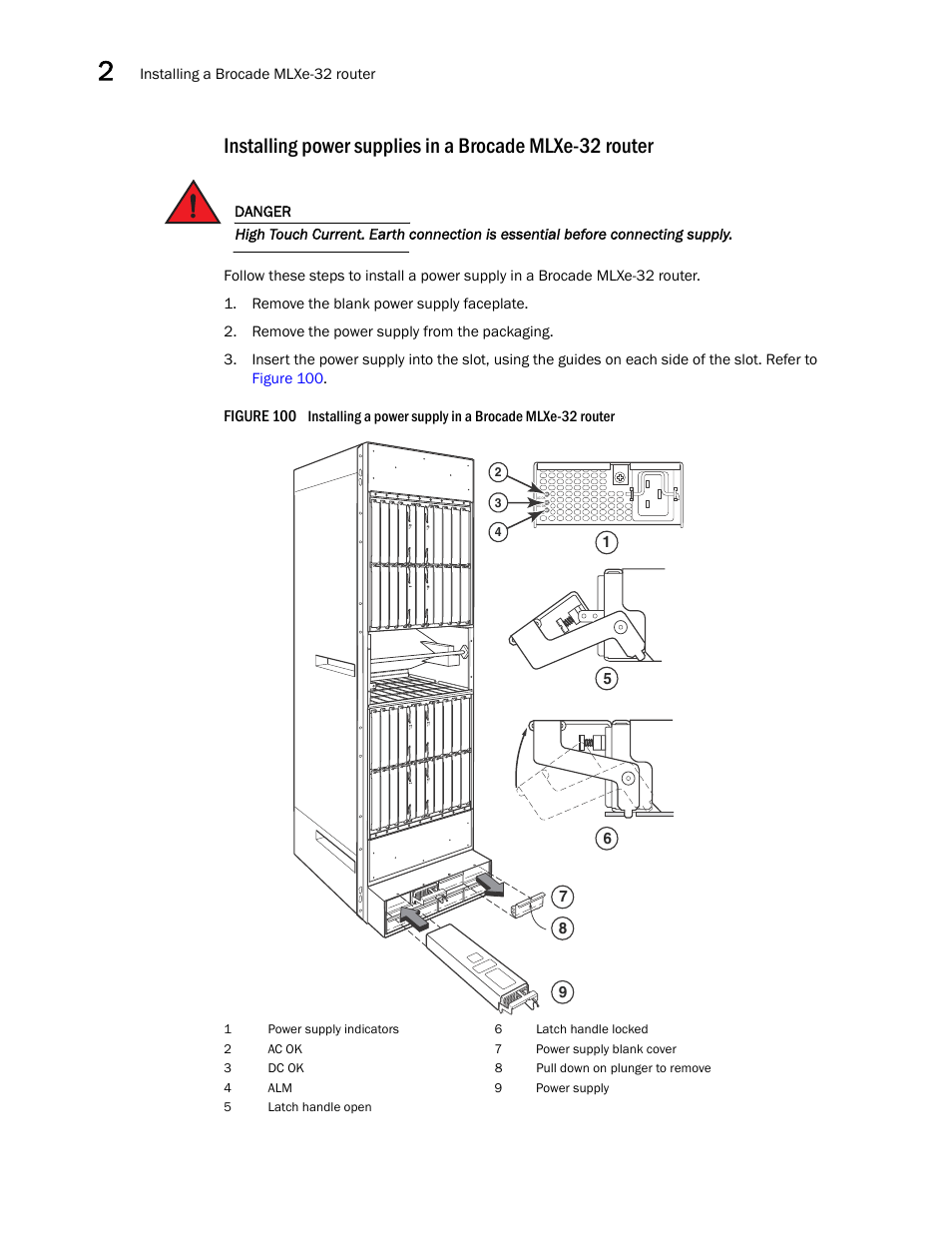 Brocade Communications Systems Brocade MLX Series and Brocade Netlron XMR 53-1002373-02 User Manual | Page 154 / 452