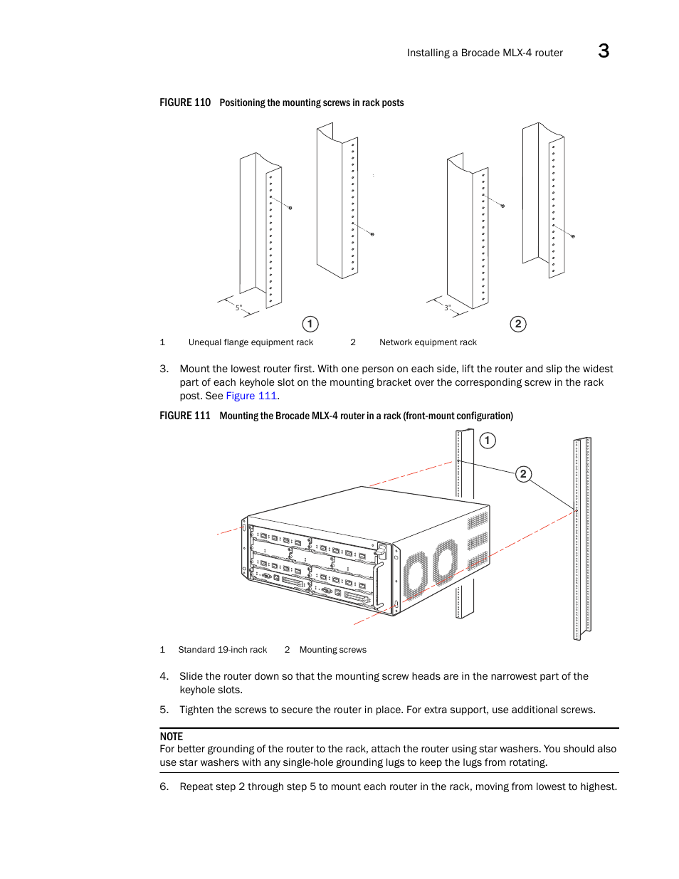 Brocade Communications Systems Brocade MLX Series and Brocade Netlron XMR 53-1002373-02 User Manual | Page 175 / 452