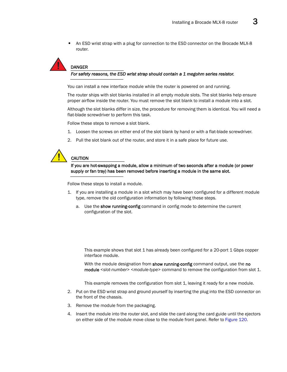 Brocade Communications Systems Brocade MLX Series and Brocade Netlron XMR 53-1002373-02 User Manual | Page 187 / 452