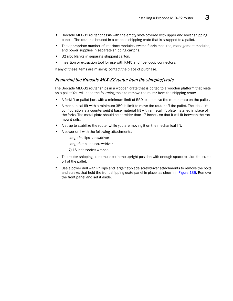 Brocade Communications Systems Brocade MLX Series and Brocade Netlron XMR 53-1002373-02 User Manual | Page 209 / 452