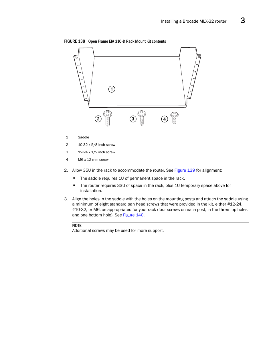 Figure 138 | Brocade Communications Systems Brocade MLX Series and Brocade Netlron XMR 53-1002373-02 User Manual | Page 219 / 452