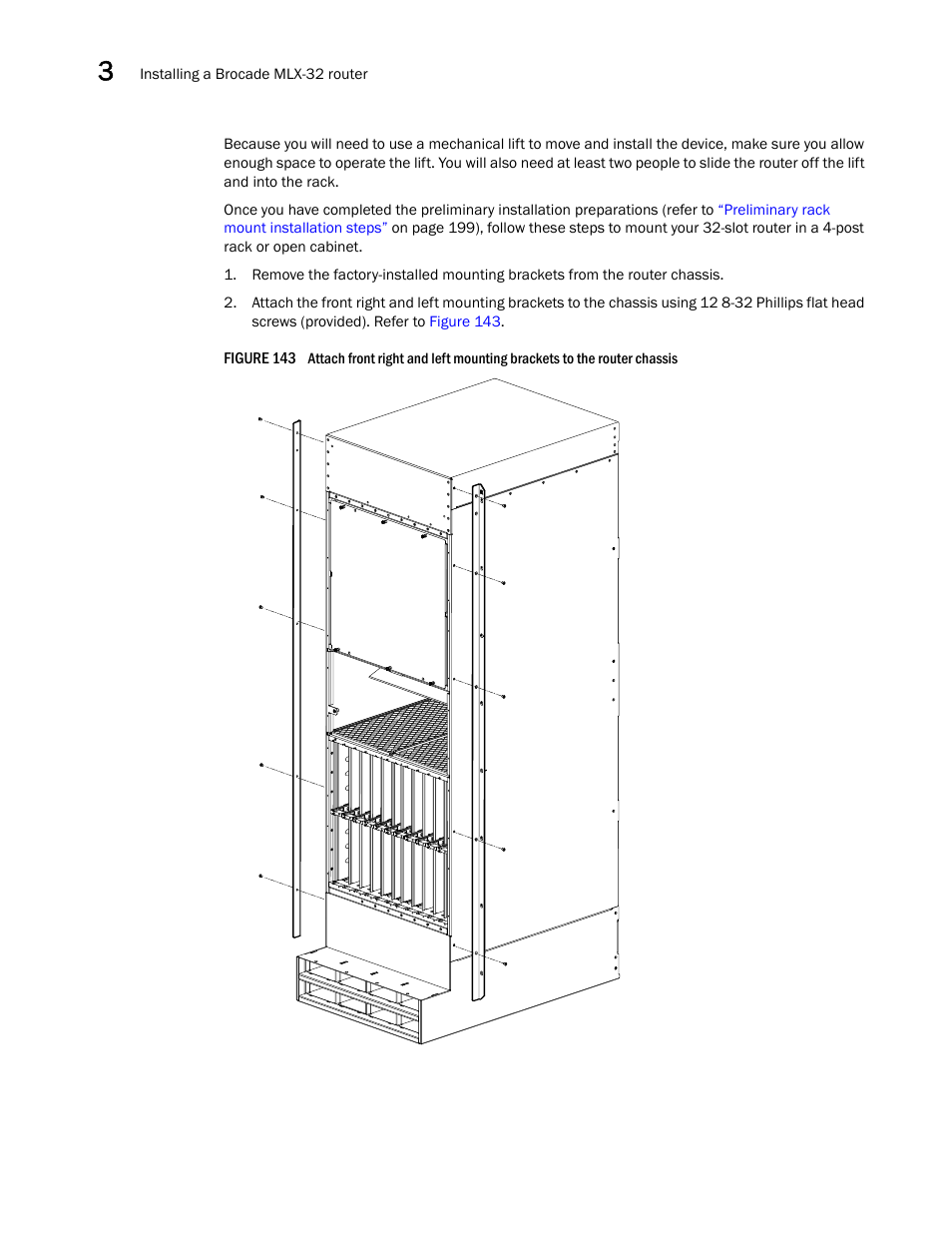 Brocade Communications Systems Brocade MLX Series and Brocade Netlron XMR 53-1002373-02 User Manual | Page 224 / 452
