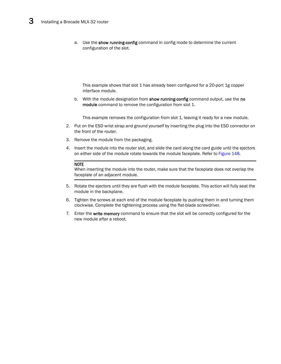 Brocade Communications Systems Brocade MLX Series and Brocade Netlron XMR 53-1002373-02 User Manual | Page 230 / 452