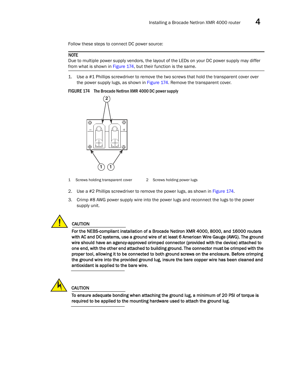 Brocade Communications Systems Brocade MLX Series and Brocade Netlron XMR 53-1002373-02 User Manual | Page 269 / 452