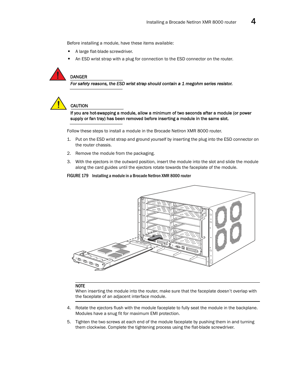 Brocade Communications Systems Brocade MLX Series and Brocade Netlron XMR 53-1002373-02 User Manual | Page 275 / 452