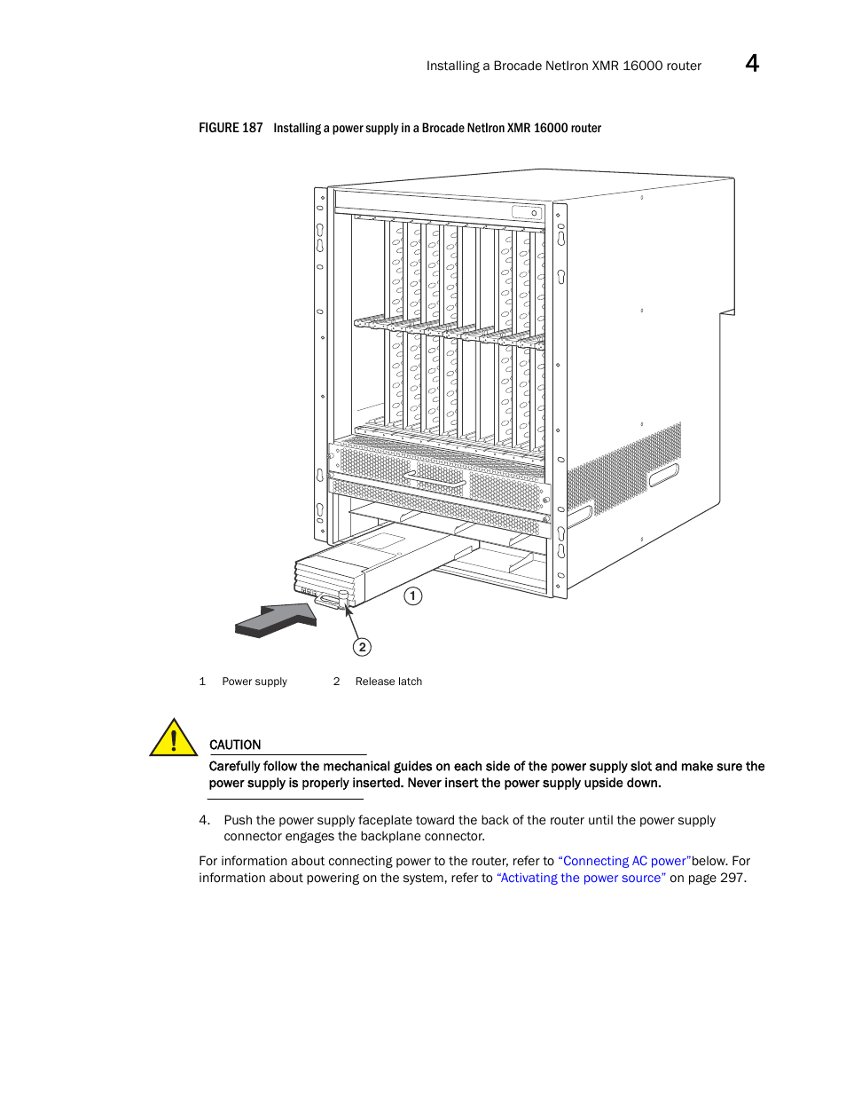 Brocade Communications Systems Brocade MLX Series and Brocade Netlron XMR 53-1002373-02 User Manual | Page 287 / 452