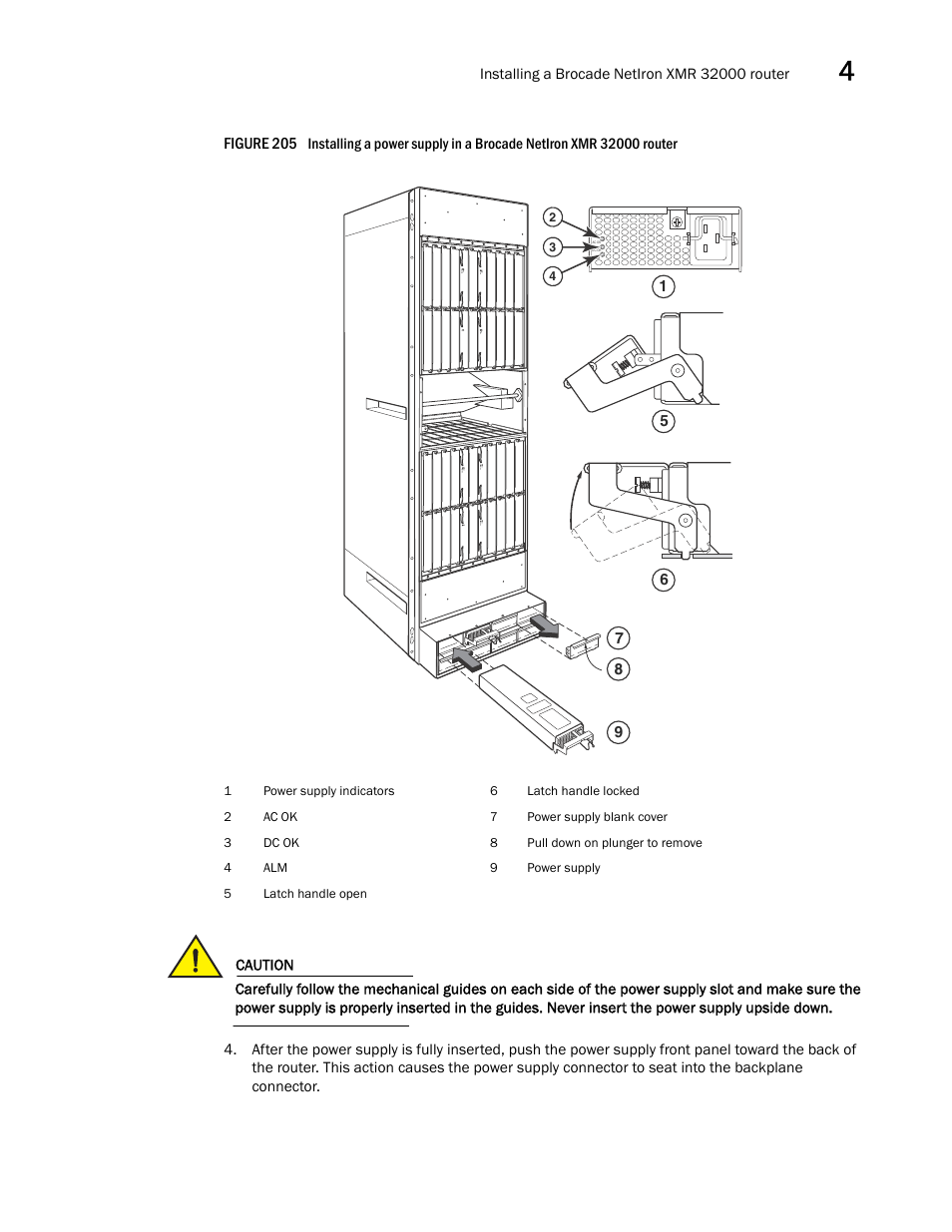 Brocade Communications Systems Brocade MLX Series and Brocade Netlron XMR 53-1002373-02 User Manual | Page 309 / 452