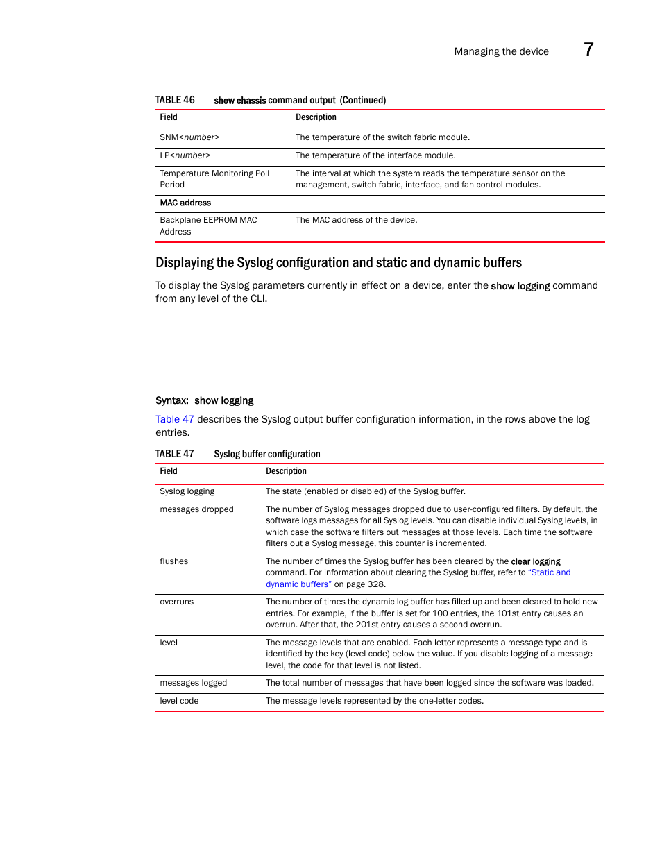 Brocade Communications Systems Brocade MLX Series and Brocade Netlron XMR 53-1002373-02 User Manual | Page 345 / 452