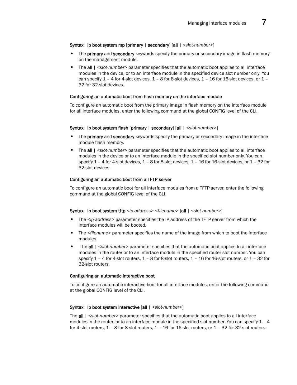 Brocade Communications Systems Brocade MLX Series and Brocade Netlron XMR 53-1002373-02 User Manual | Page 361 / 452