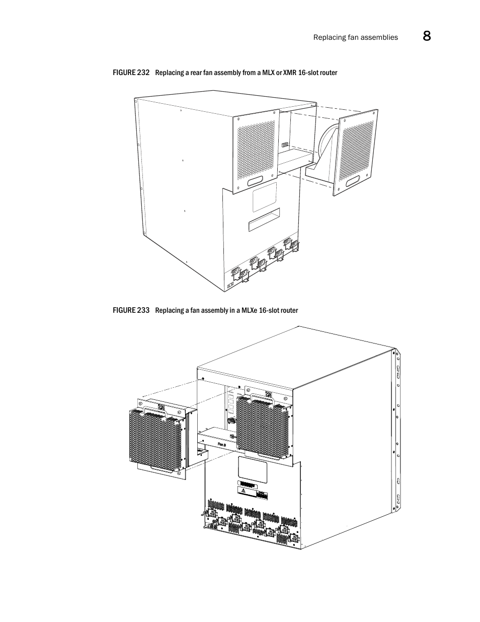 N in, Figure 232, Figure | Brocade Communications Systems Brocade MLX Series and Brocade Netlron XMR 53-1002373-02 User Manual | Page 381 / 452