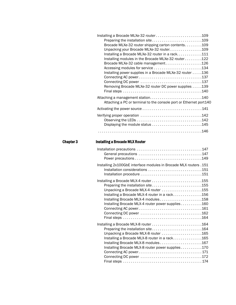 Brocade Communications Systems Brocade MLX Series and Brocade Netlron XMR 53-1002373-02 User Manual | Page 5 / 452