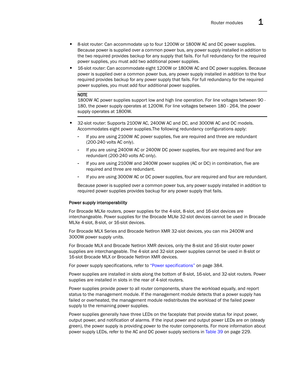 Brocade Communications Systems Brocade MLX Series and Brocade Netlron XMR 53-1002373-02 User Manual | Page 69 / 452
