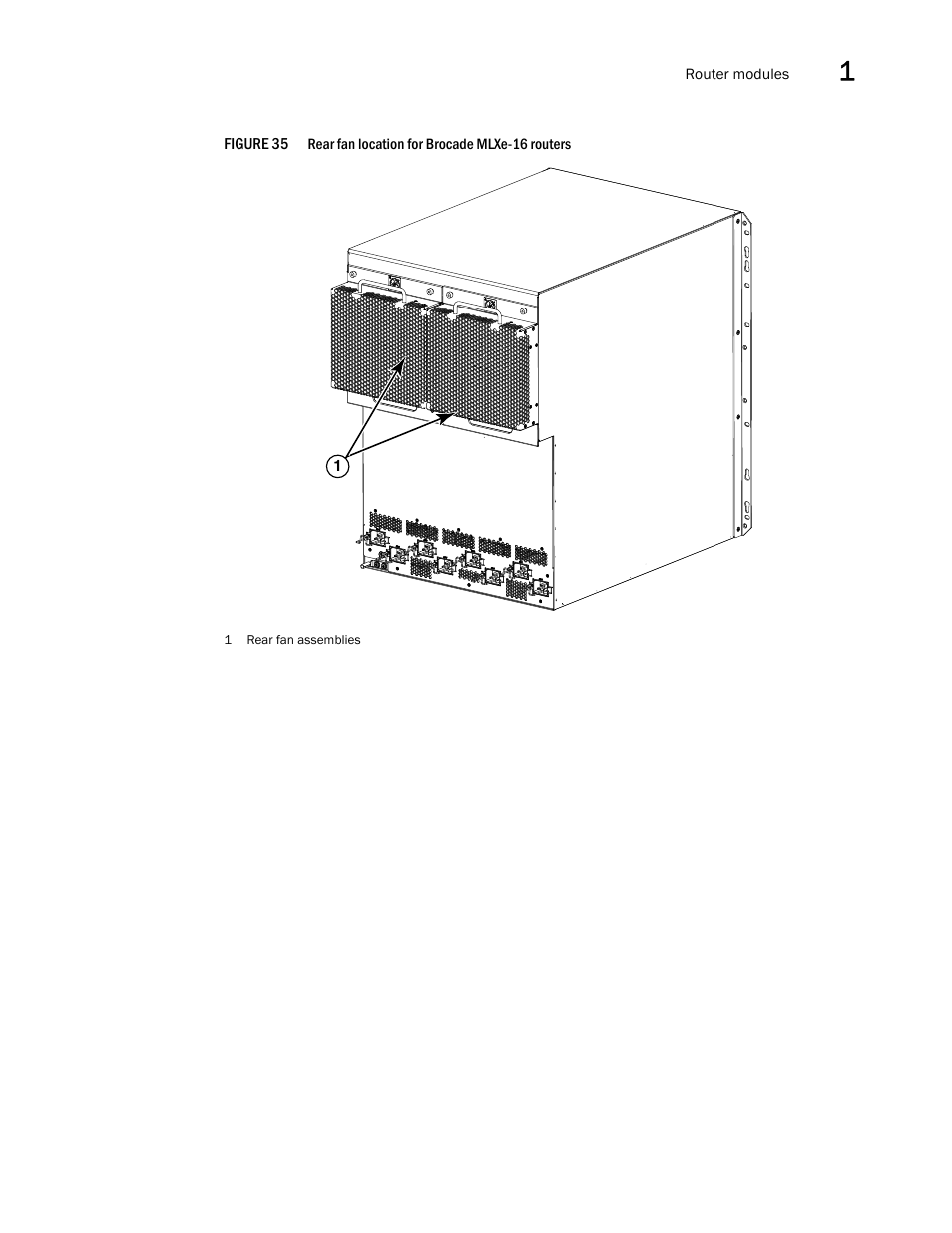 Figure 35 | Brocade Communications Systems Brocade MLX Series and Brocade Netlron XMR 53-1002373-02 User Manual | Page 73 / 452