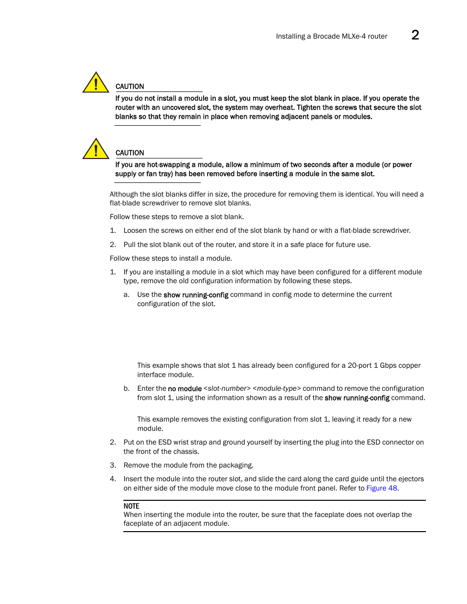 Brocade Communications Systems Brocade MLX Series and Brocade Netlron XMR 53-1002373-02 User Manual | Page 93 / 452