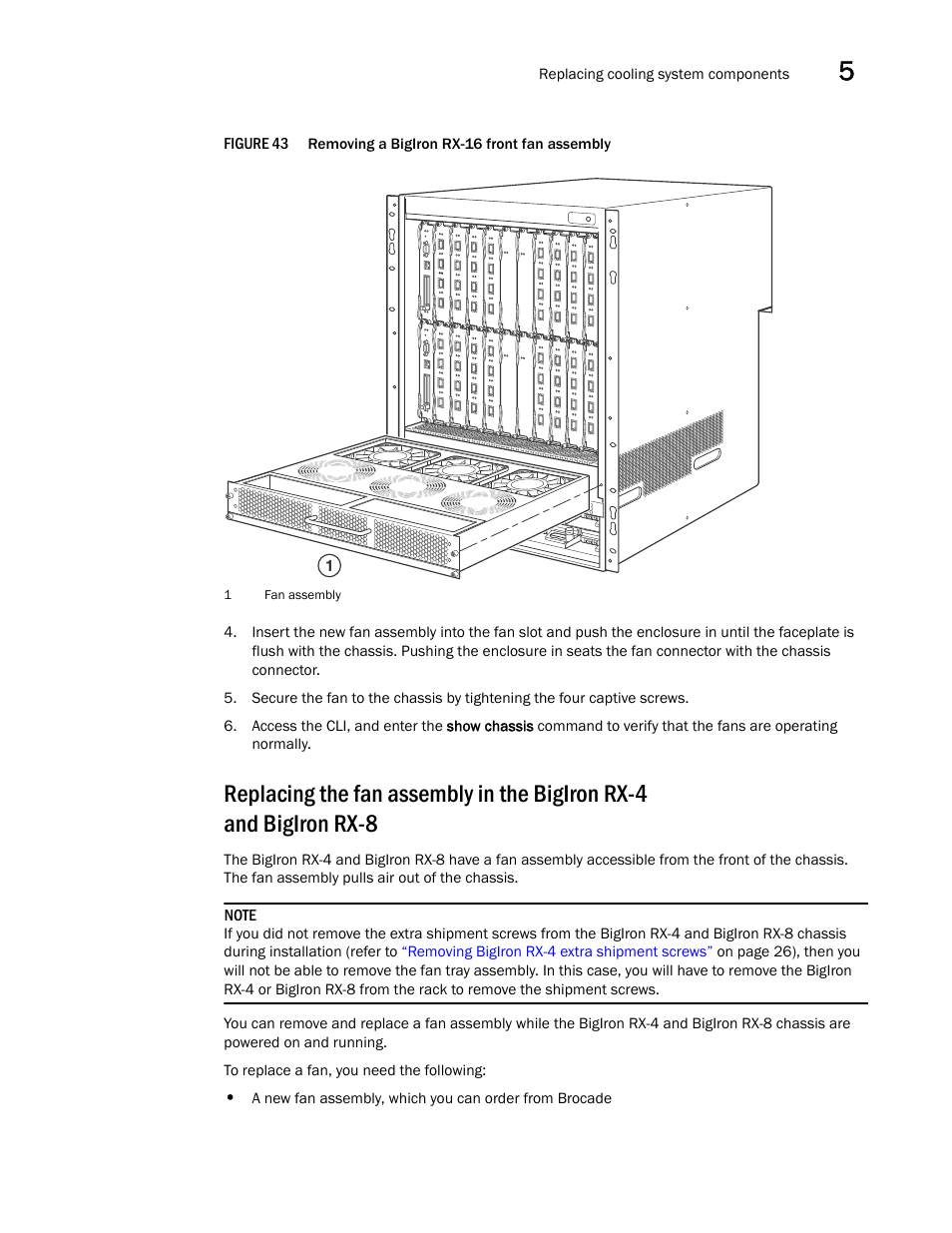 Brocade BigIron RX Series Hardware Reference Manual User Manual | Page 129 / 206