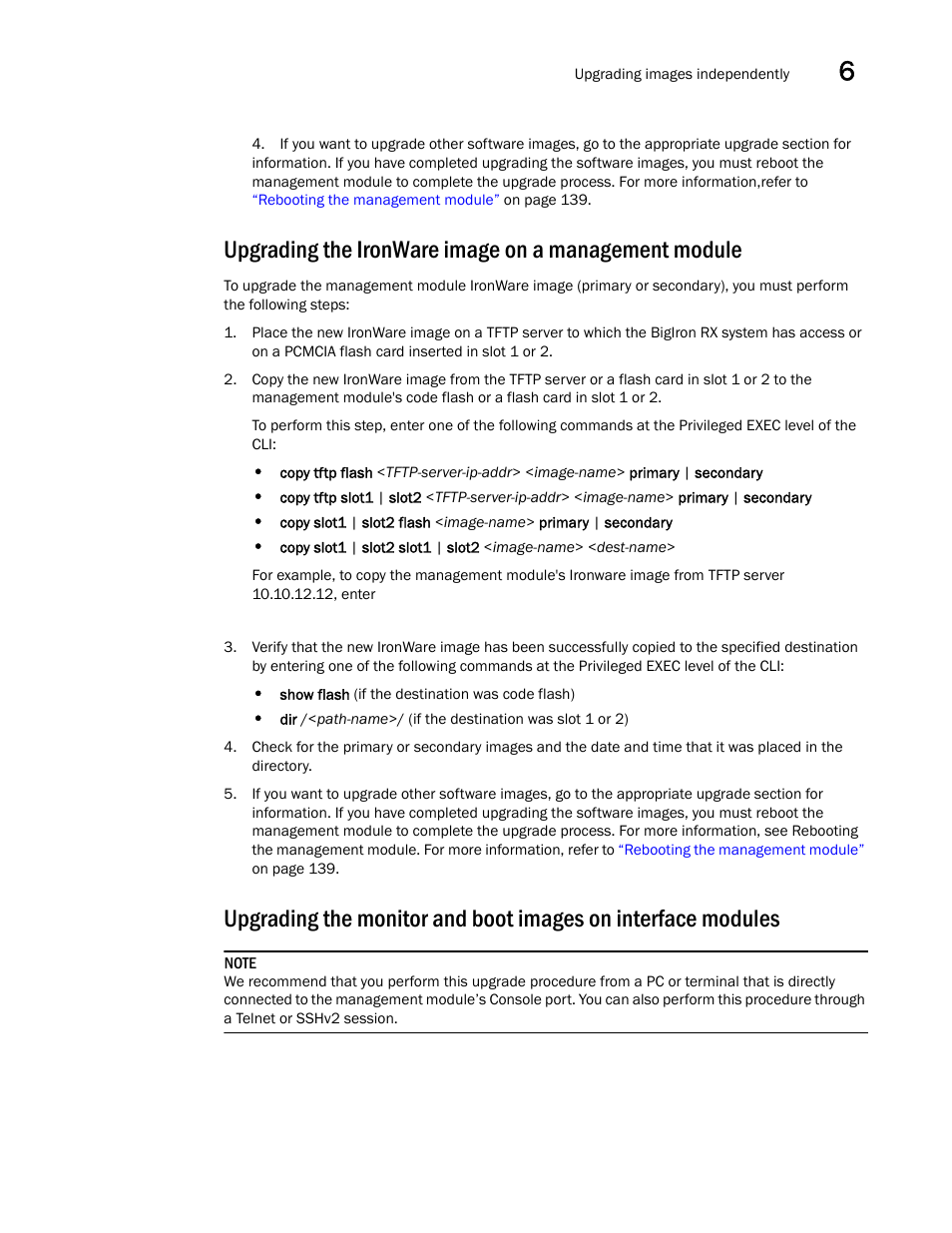 Brocade BigIron RX Series Hardware Reference Manual User Manual | Page 149 / 206