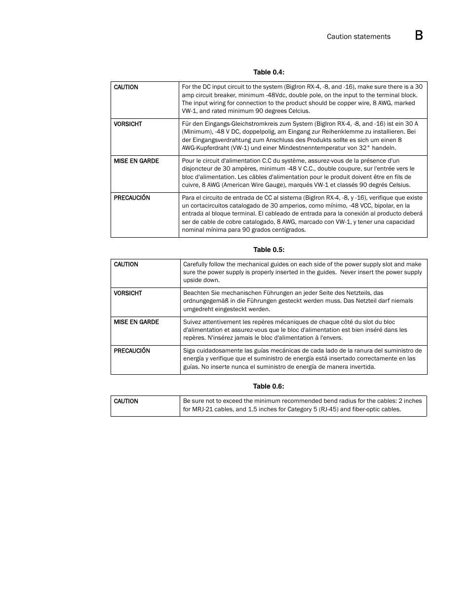 Brocade BigIron RX Series Hardware Reference Manual User Manual | Page 181 / 206