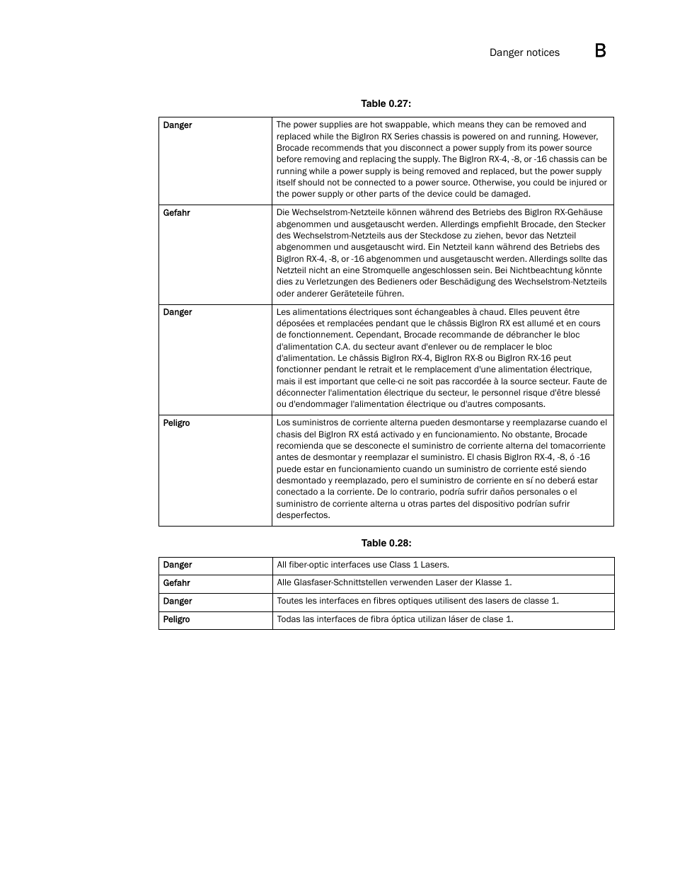 Brocade BigIron RX Series Hardware Reference Manual User Manual | Page 189 / 206