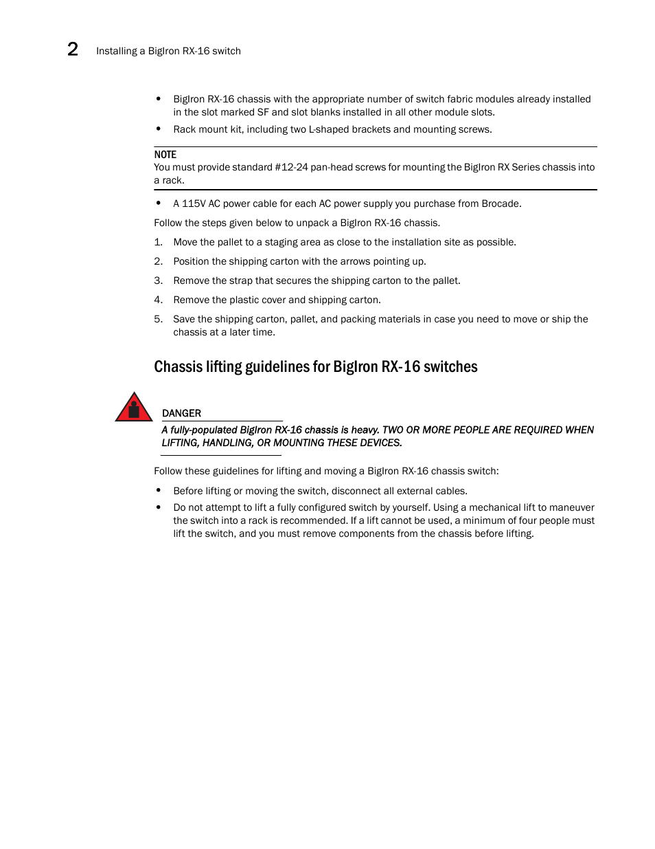 Brocade BigIron RX Series Hardware Reference Manual User Manual | Page 56 / 206