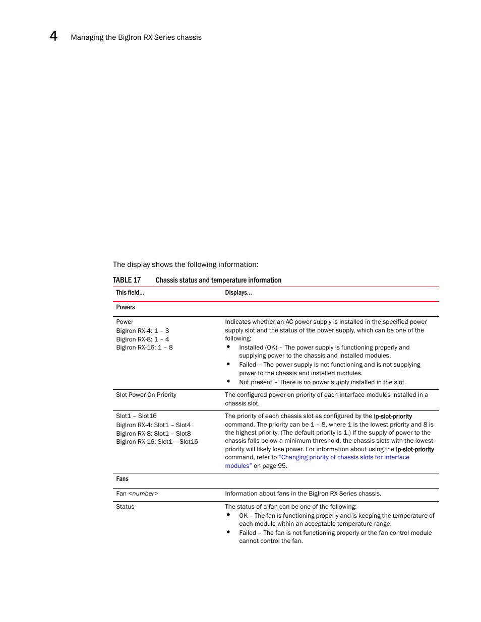 Brocade BigIron RX Series Hardware Reference Manual User Manual | Page 92 / 206