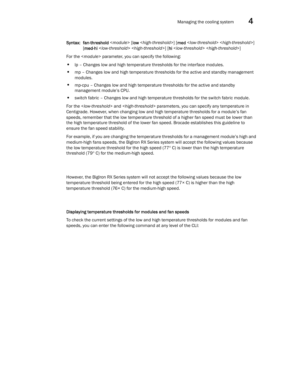 Brocade BigIron RX Series Hardware Reference Manual User Manual | Page 97 / 206