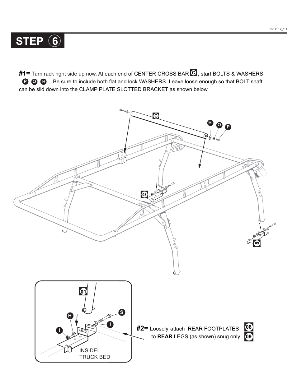 Step 6 | Kargo Master Pro II Steel Ladder Rack – Without A Camper Shell (0104) User Manual | Page 6 / 10