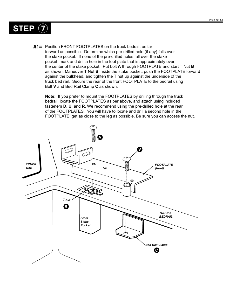 Step 7 | Kargo Master Pro II Steel Ladder Rack – Without A Camper Shell (0104) User Manual | Page 7 / 10