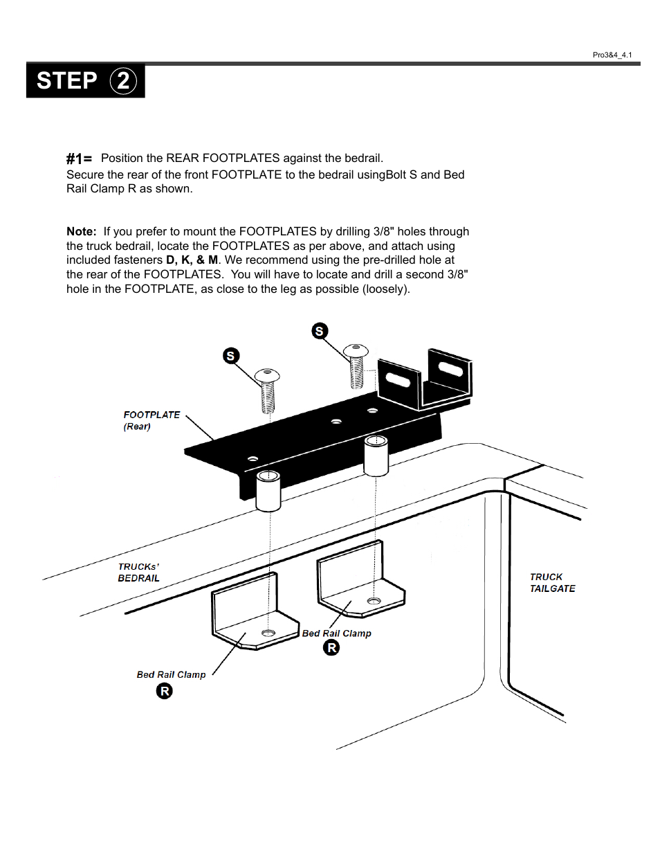 Step 2 | Kargo Master Pro III Steel Ladder Rack – Without A Camper Shell (80020) User Manual | Page 5 / 10