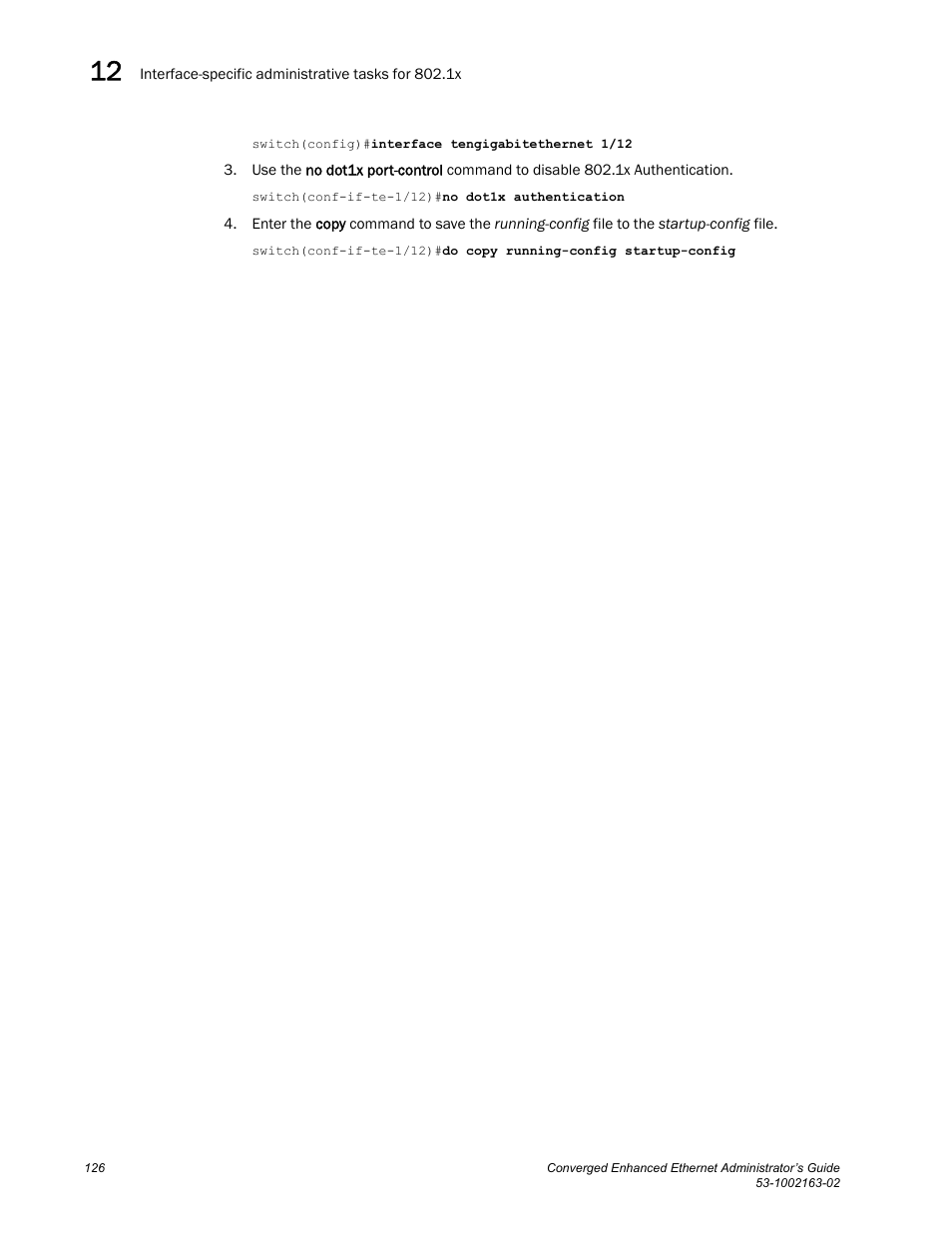 Brocade Communications Systems Converged Enhanced Ethernet 53-1002163-02 User Manual | Page 148 / 168