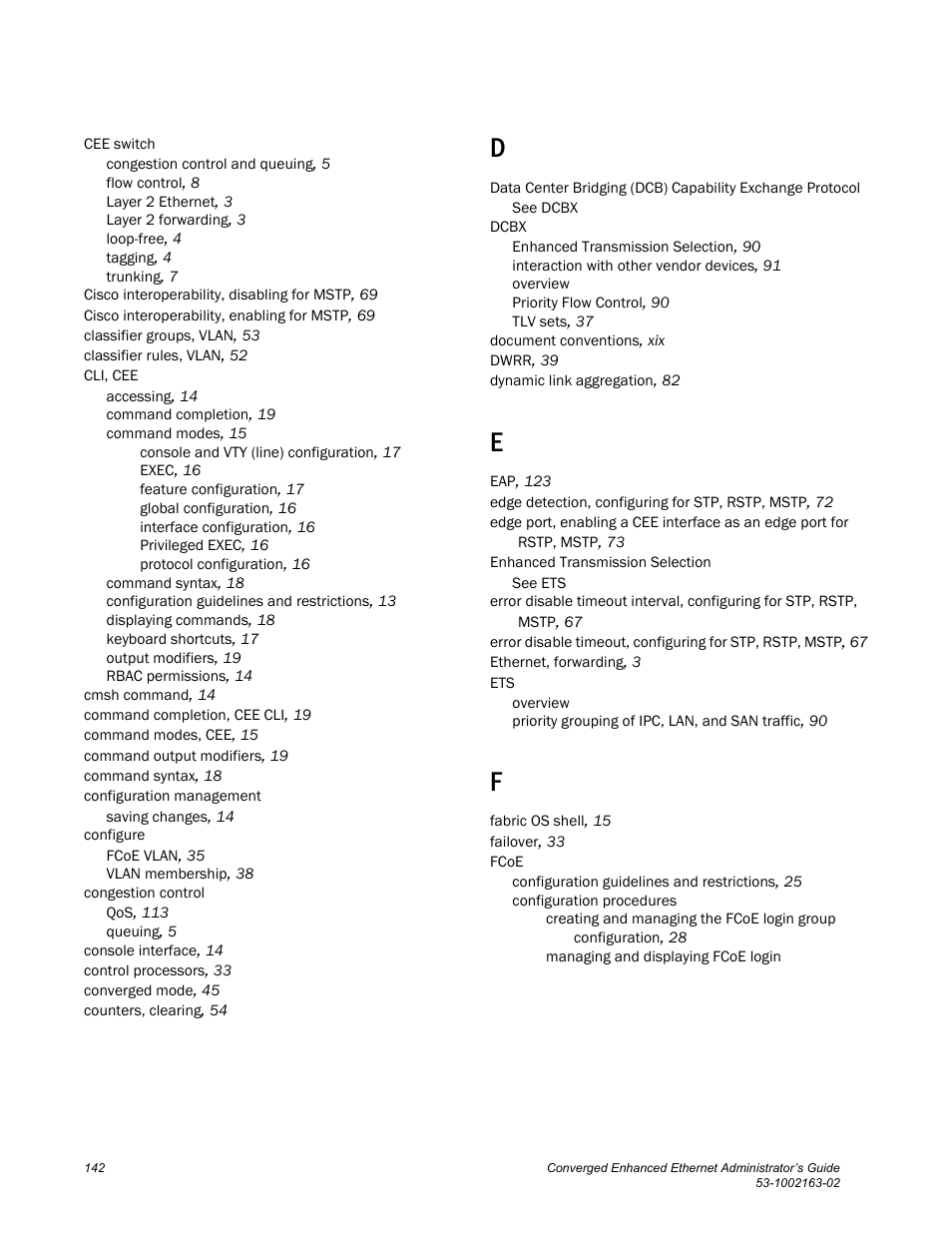 Brocade Communications Systems Converged Enhanced Ethernet 53-1002163-02 User Manual | Page 164 / 168