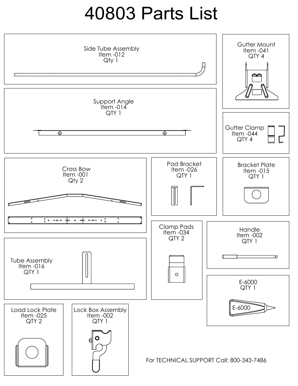 Kargo Master Clamp & Lock Curb Side (40803) User Manual | 8 pages
