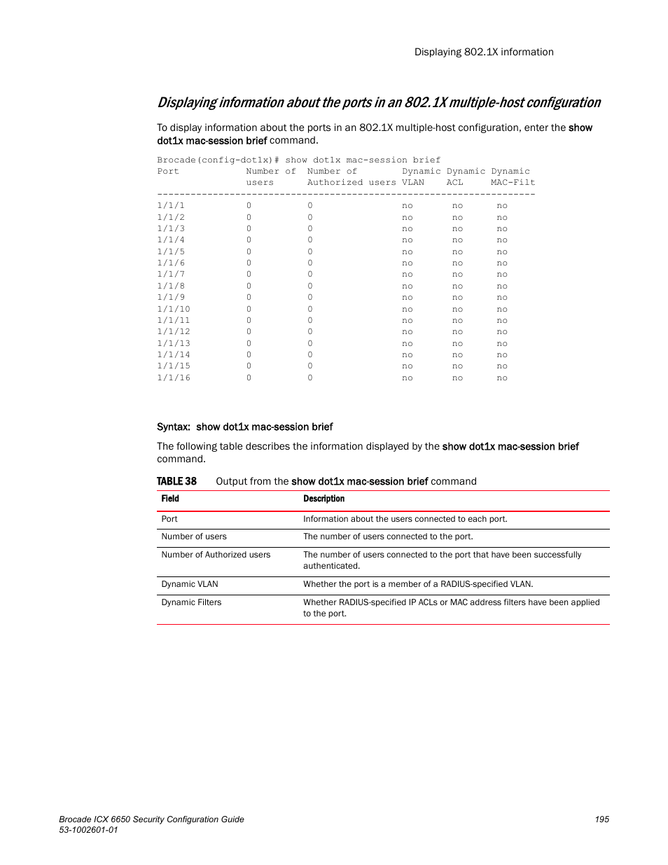 Brocade Communications Systems Brocade ICX 6650 6650 User Manual | Page 215 / 332