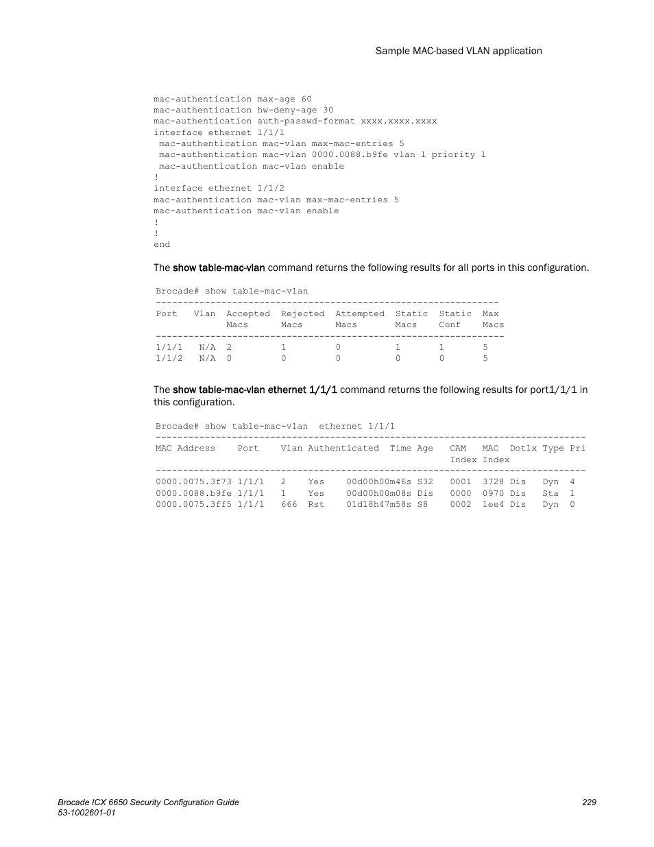 Brocade Communications Systems Brocade ICX 6650 6650 User Manual | Page 249 / 332