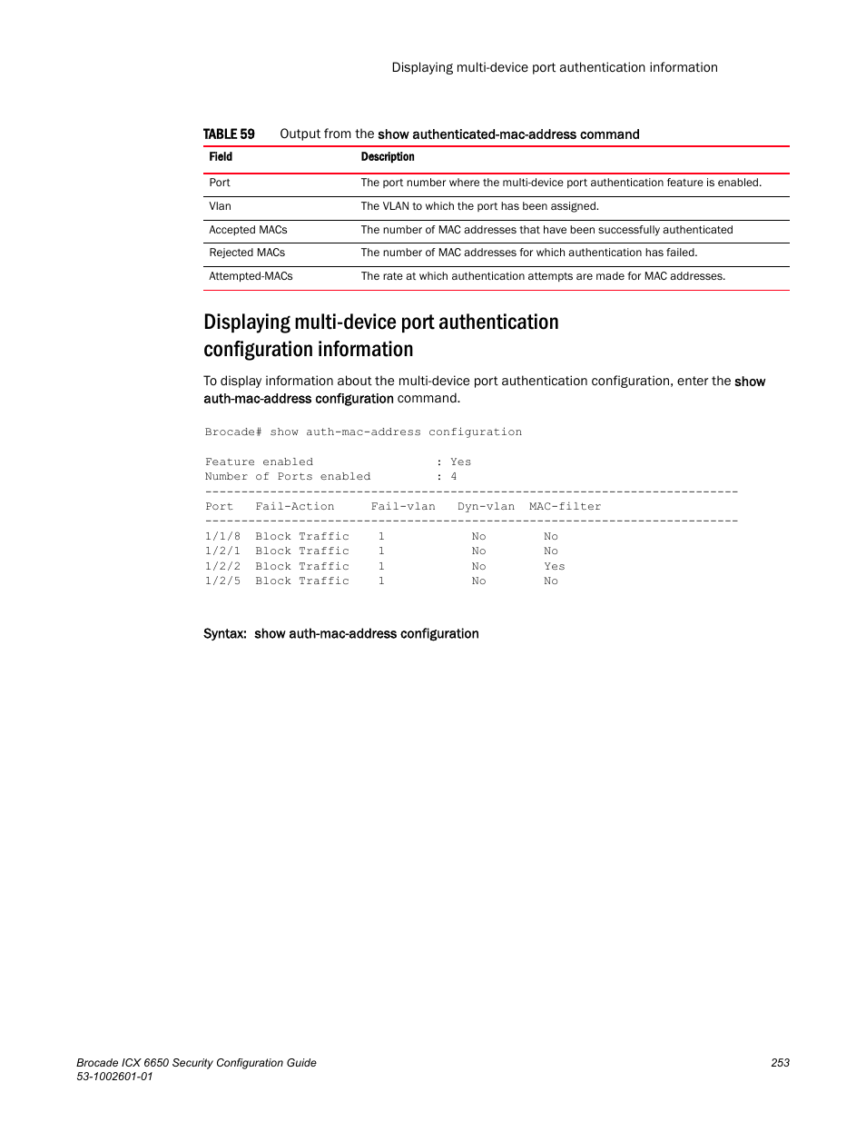 Brocade Communications Systems Brocade ICX 6650 6650 User Manual | Page 273 / 332