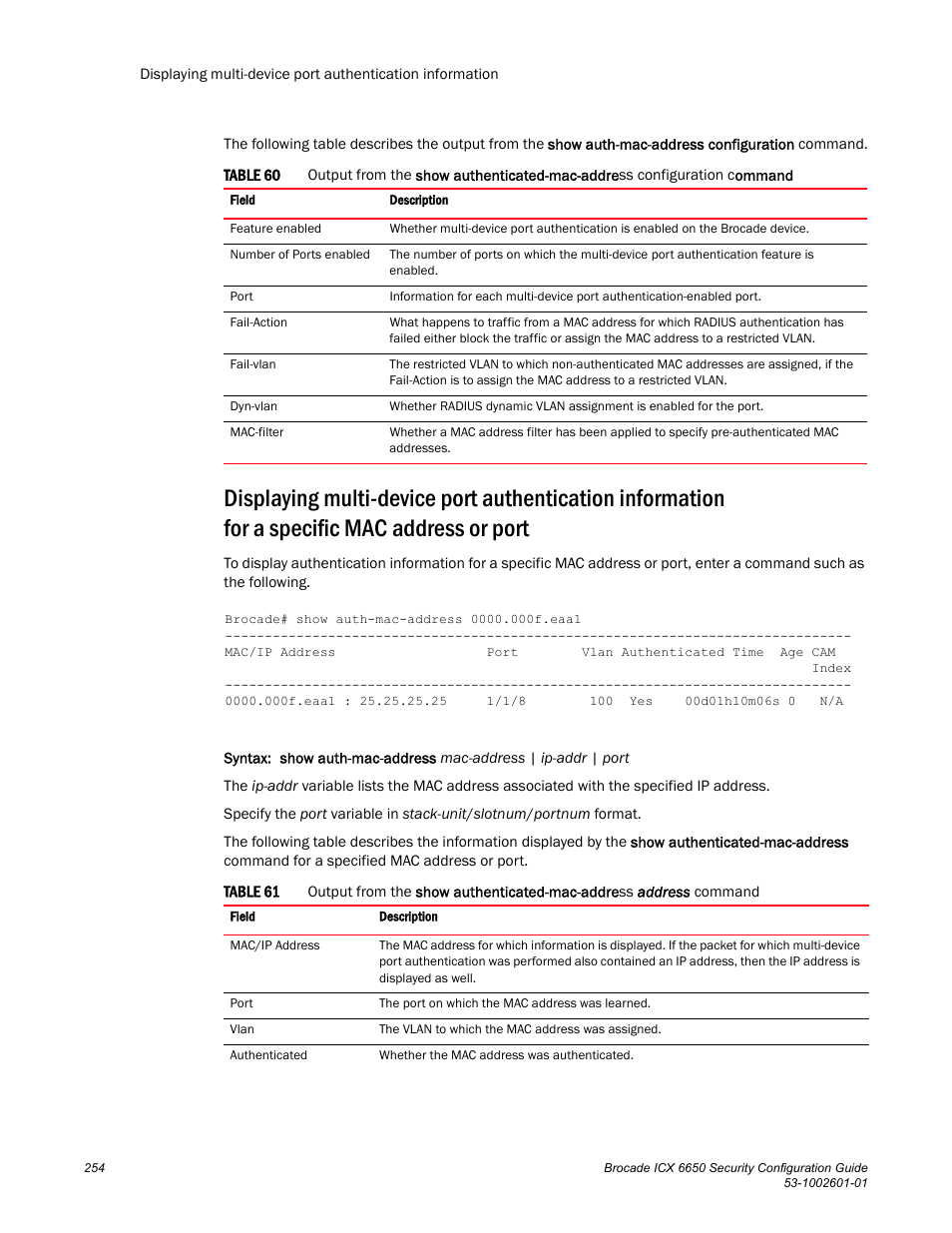 Brocade Communications Systems Brocade ICX 6650 6650 User Manual | Page 274 / 332