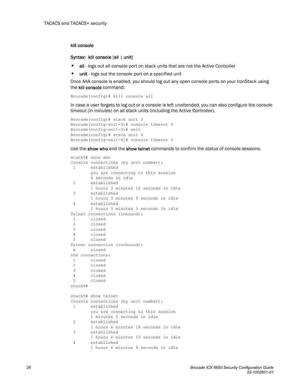 Brocade Communications Systems Brocade ICX 6650 6650 User Manual | Page 46 / 332