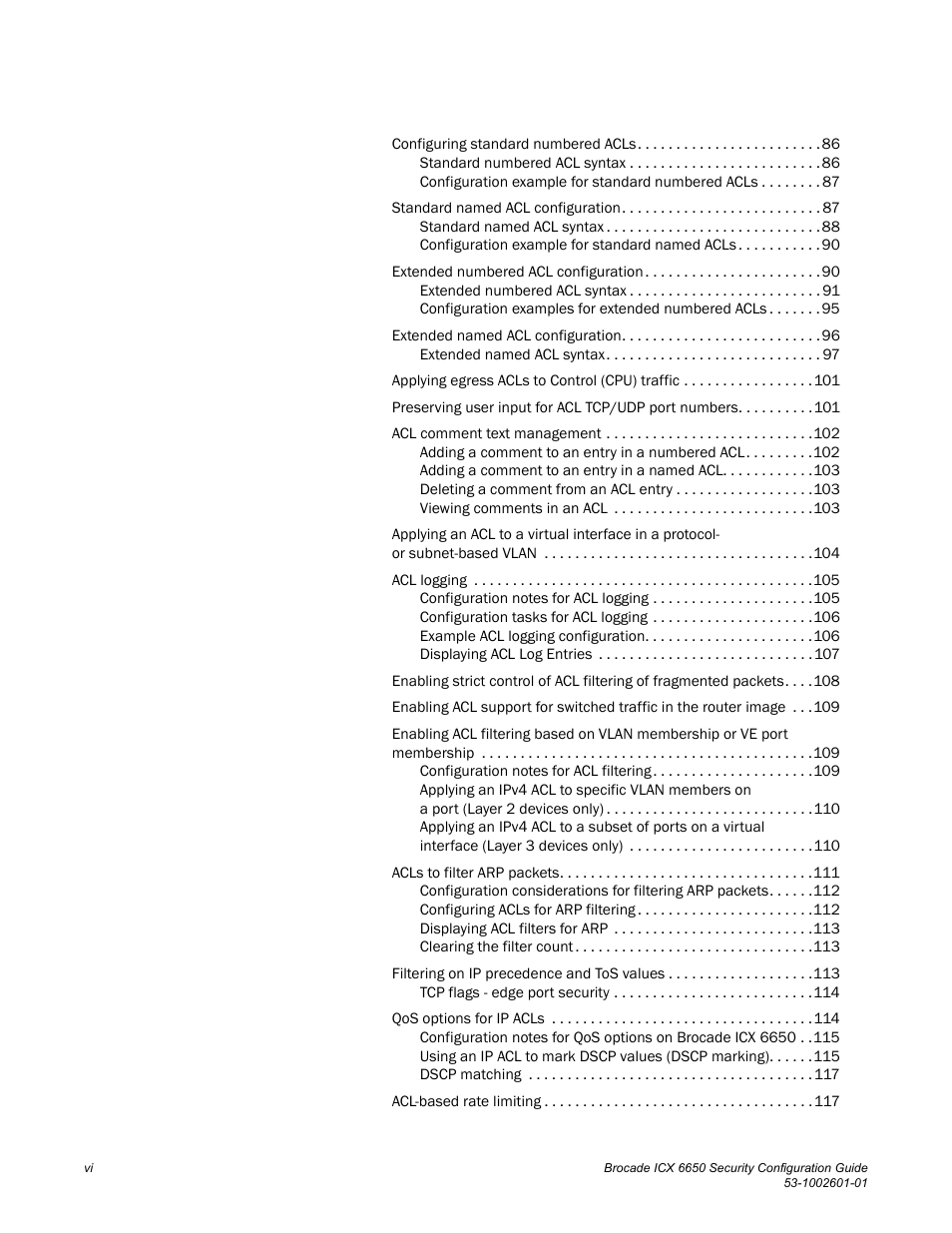 Brocade Communications Systems Brocade ICX 6650 6650 User Manual | Page 6 / 332